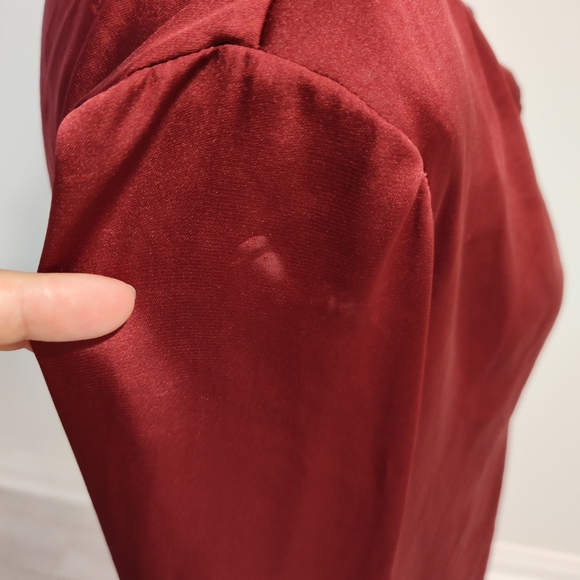 Guess Burgundy Blouse - Picture 4 of 6
